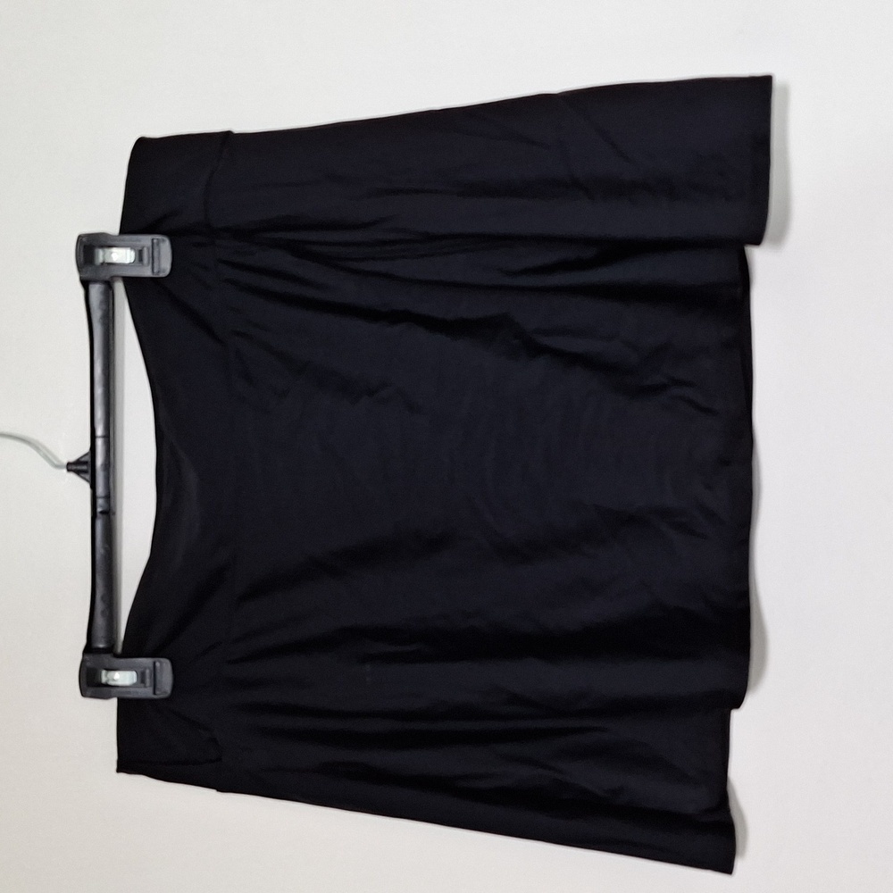 Swim Skirt Black Womens 18W Beach Coverup